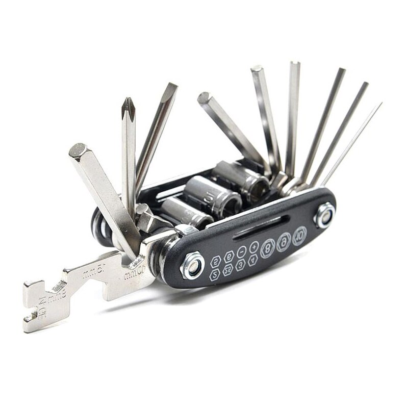 مفكات وعدّة الإصلاح الصغيرة للدراجة الهوائيةBicycle Multi Mini Repair Tool Kit Bike Multitools
